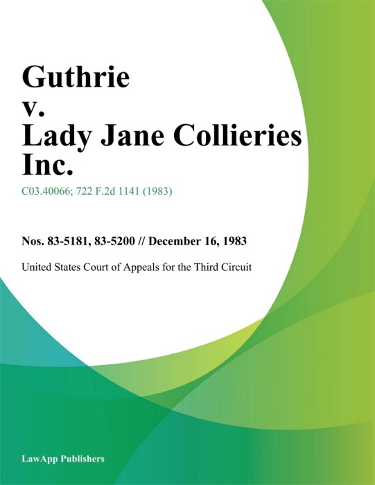 Guthrie v. Lady Jane Collieries Inc.
