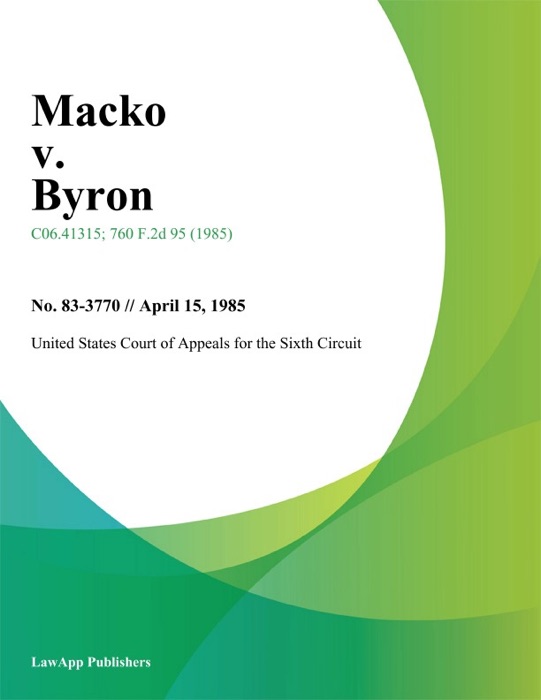Macko v. Byron