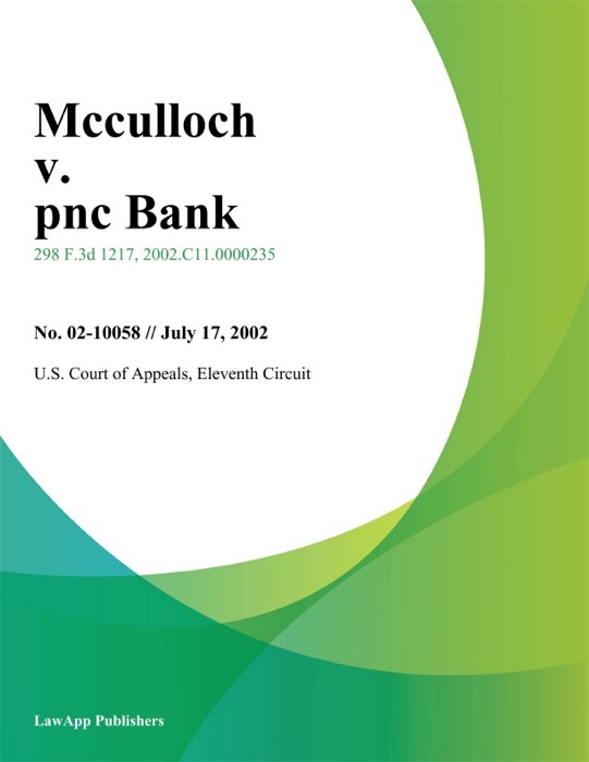 Mcculloch v. pnc Bank