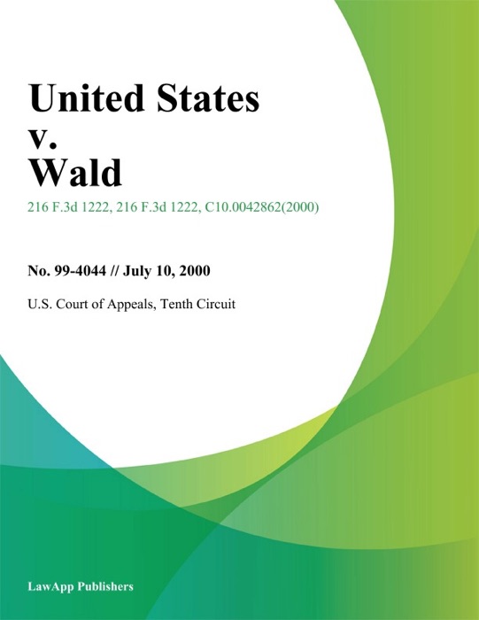 United States v. Wald