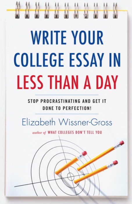 how to write your college essay in one day