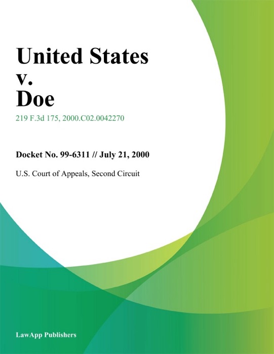 United States V. Doe