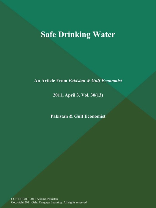 Safe Drinking Water