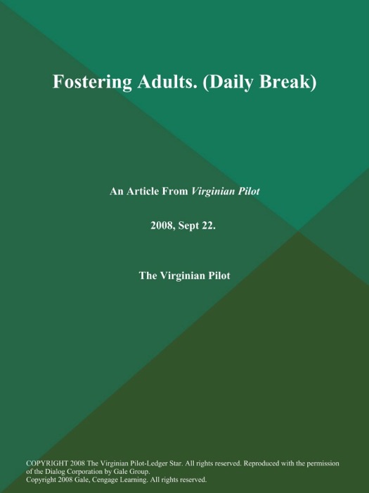 Fostering Adults (Daily Break)