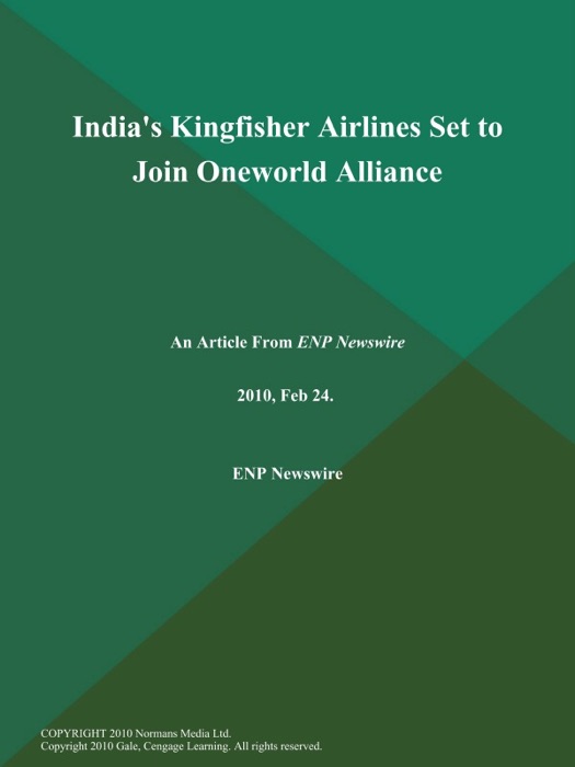 India's Kingfisher Airlines Set to Join Oneworld Alliance