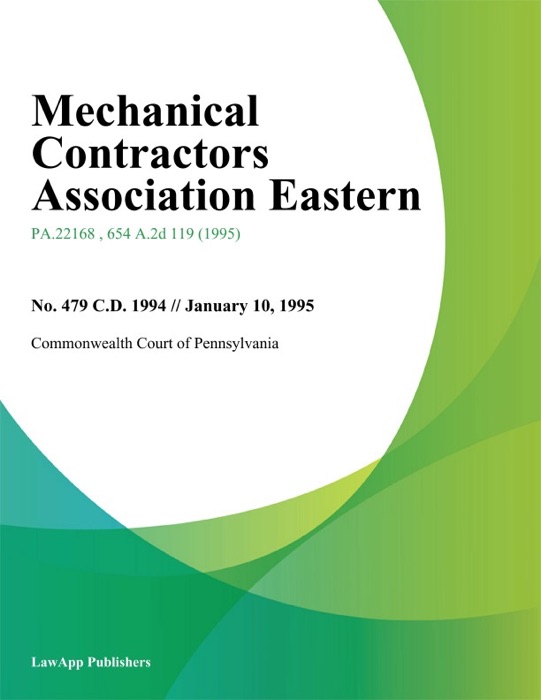Mechanical Contractors Association Eastern