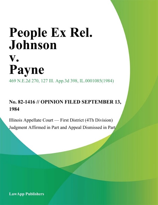 People Ex Rel. Johnson v. Payne