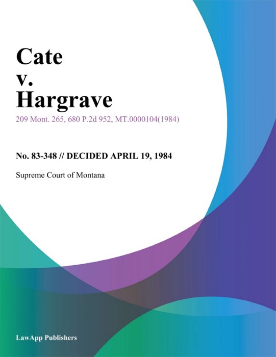 Cate v. Hargrave