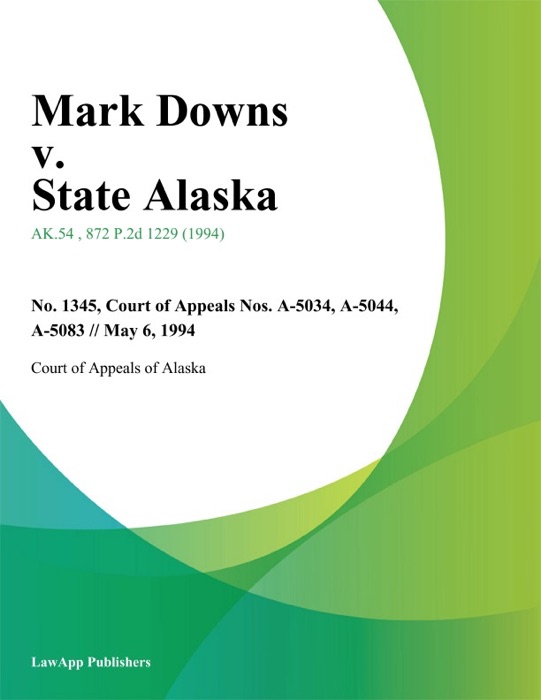 Mark Downs v. State Alaska