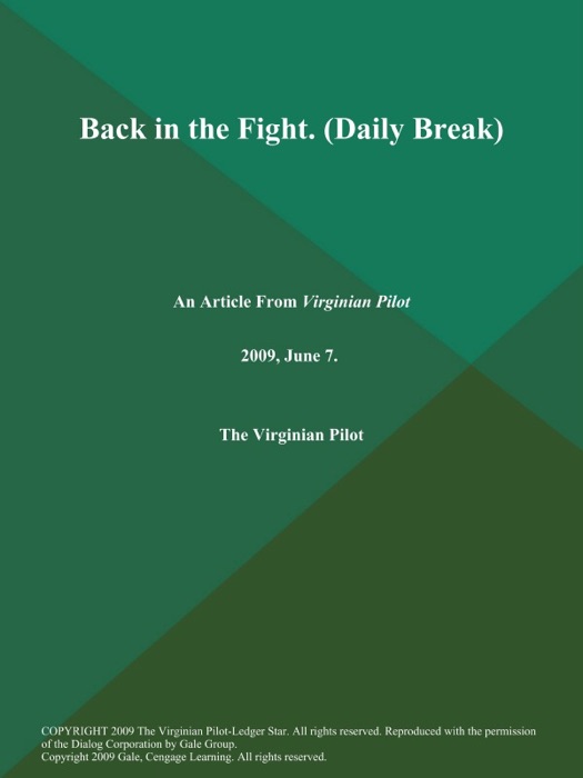 Back in the Fight (Daily Break)