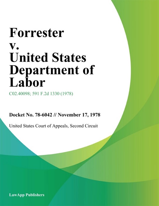 Forrester v. United States Department of Labor