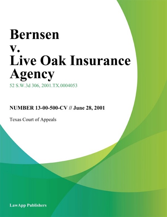 Bernsen v. Live Oak Insurance Agency