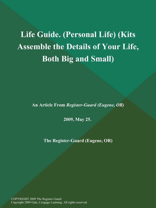 Life Guide (Personal Life) (Kits Assemble the Details of Your Life, Both Big and Small)