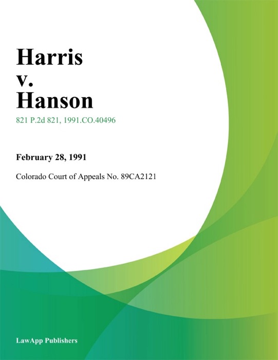 Harris v. Hanson