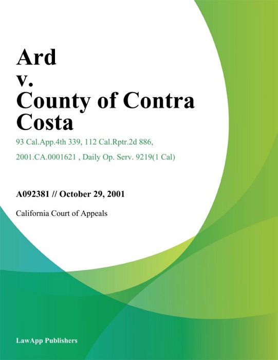 Ard v. County of Contra Costa