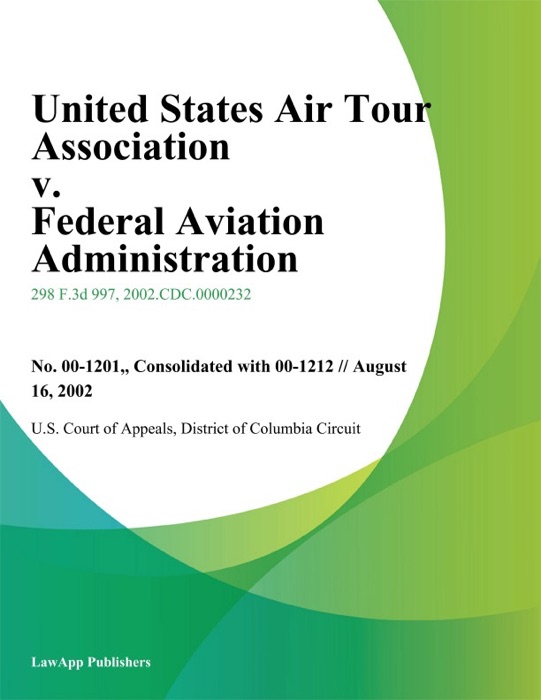 United States Air Tour Association v. Federal Aviation Administration