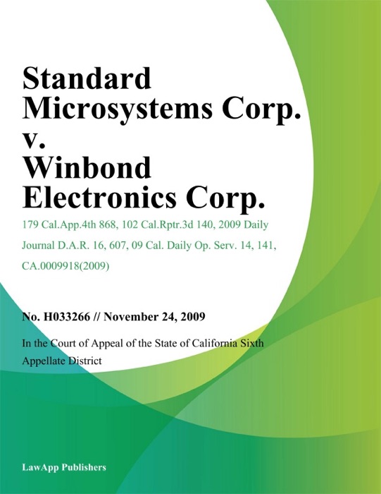 Standard Microsystems Corp. v. Winbond Electronics Corp.