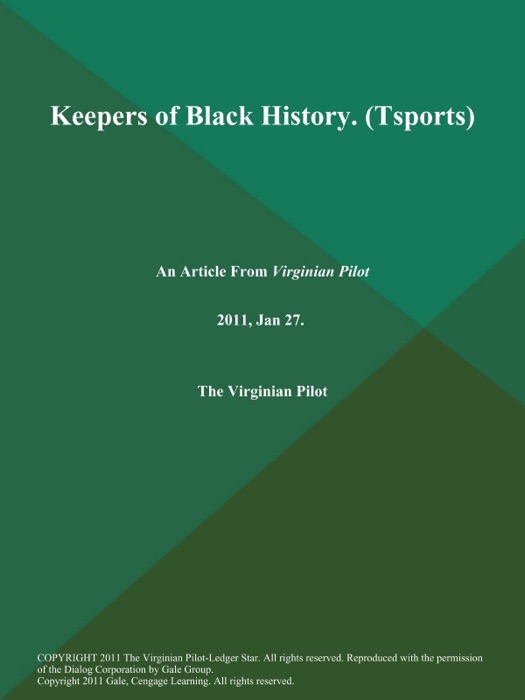 Keepers of Black History (Tsports)