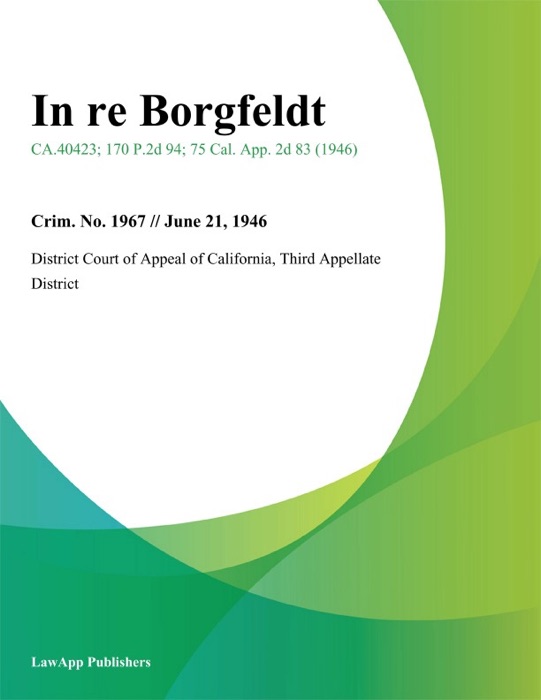 In re Borgfeldt