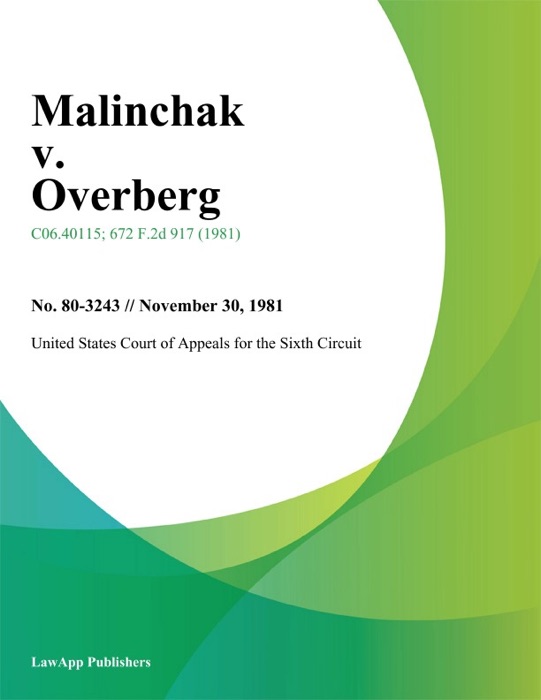 Malinchak v. Overberg