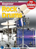 LearnToPlayMusic.com & Peter Gelling - Rock Drum Lessons for Beginners artwork