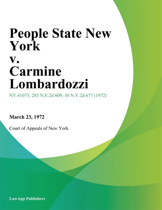 People State New York v. Carmine Lombardozzi