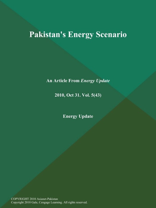 Pakistan's Energy Scenario