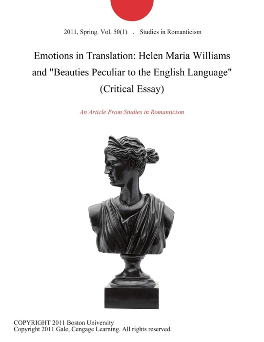 Emotions in Translation: Helen Maria Williams and 