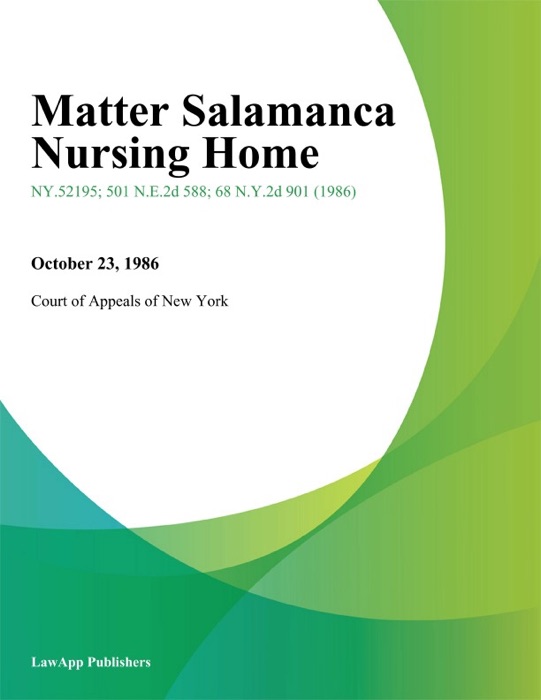 Matter Salamanca Nursing Home