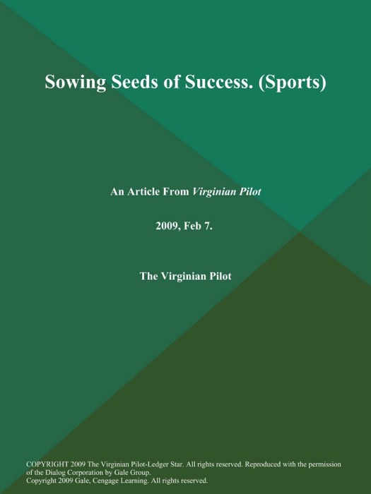Sowing Seeds of Success (Sports)
