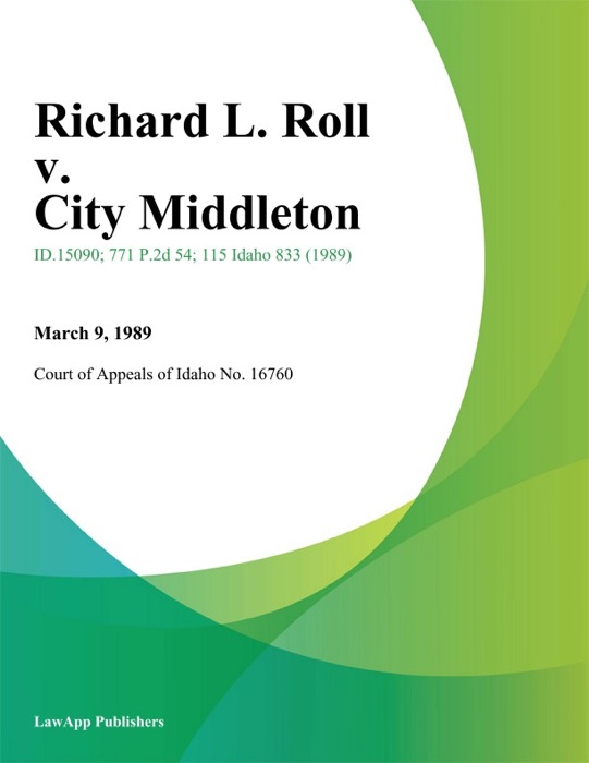 Richard L. Roll v. City Middleton