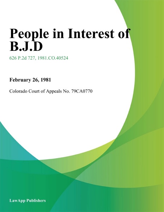 People In Interest Of B.J.D.