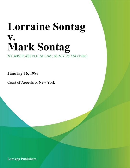 Lorraine Sontag v. Mark Sontag