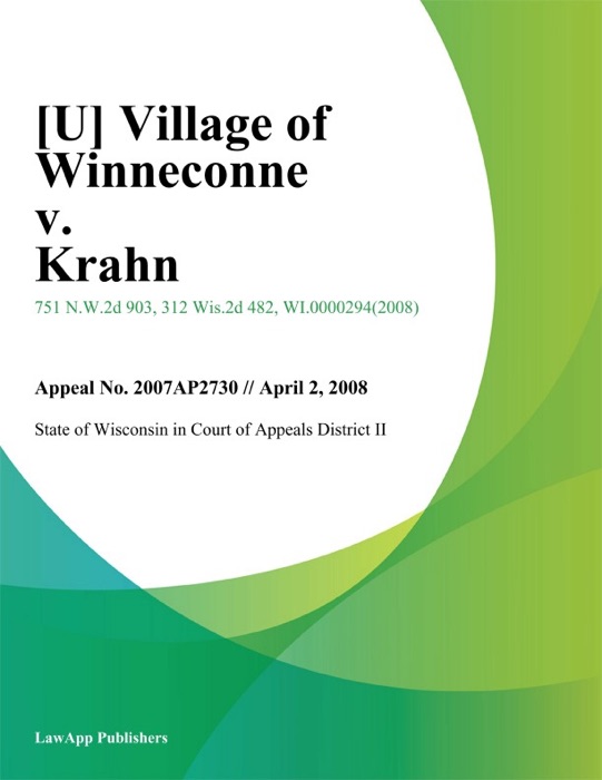 Village of Winneconne v. Krahn