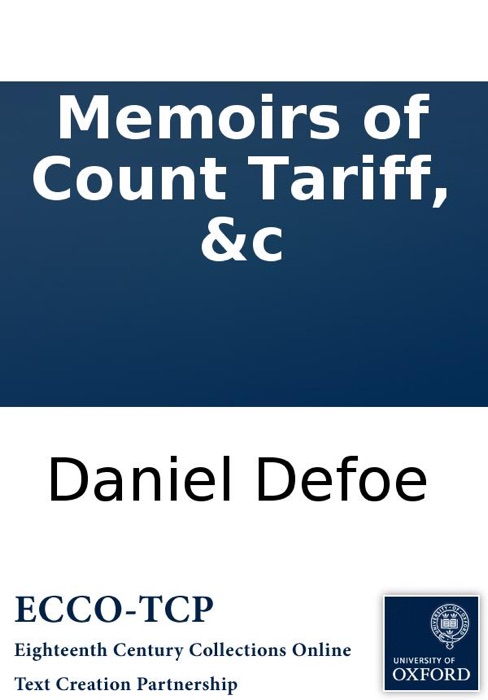 Memoirs of Count Tariff, &c