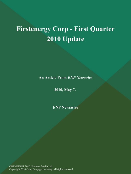 Firstenergy Corp - First Quarter 2010 Update