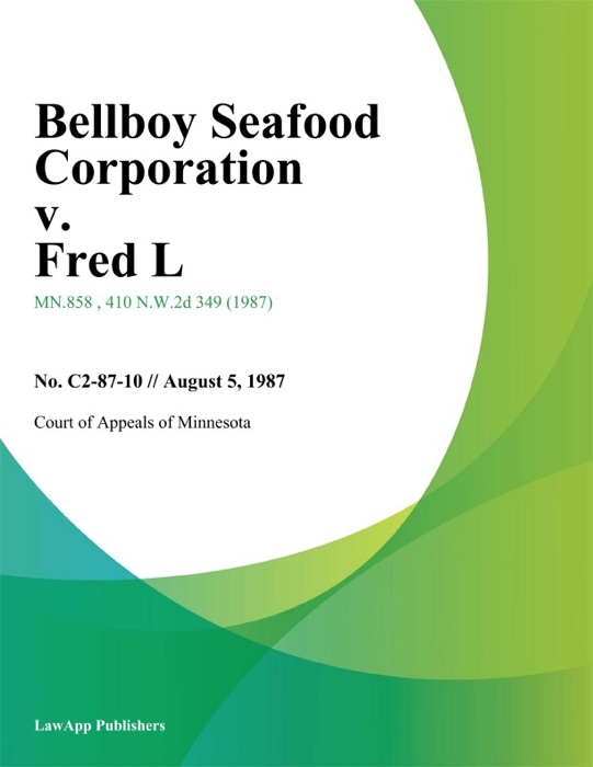 Bellboy Seafood Corporation v. Fred L