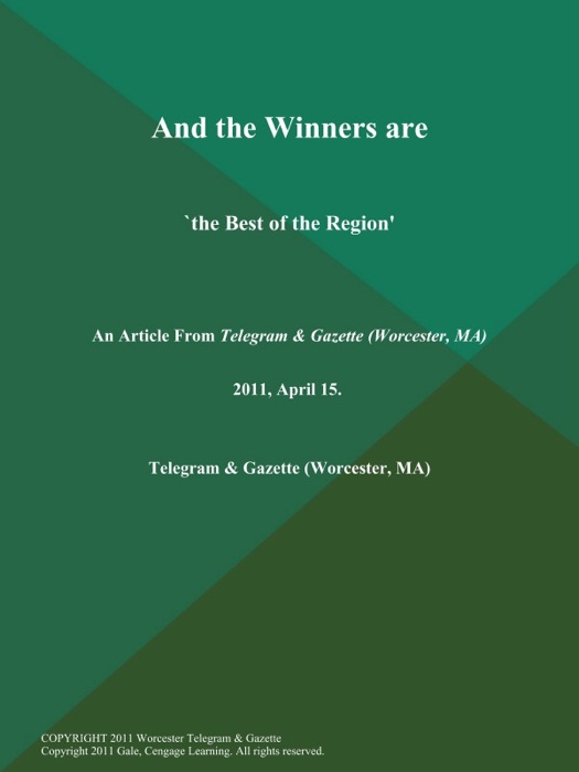 And the Winners are: `the Best of the Region'