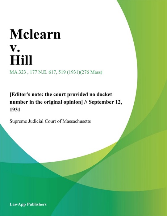 Mclearn v. Hill