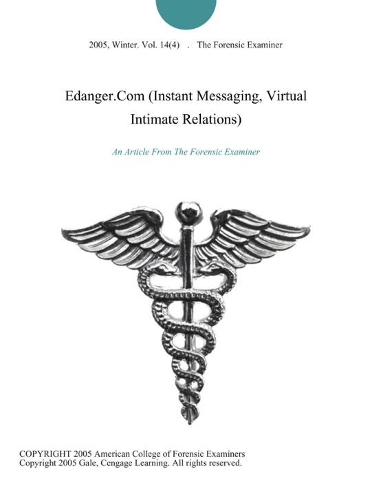 Edanger.Com (Instant Messaging, Virtual Intimate Relations)