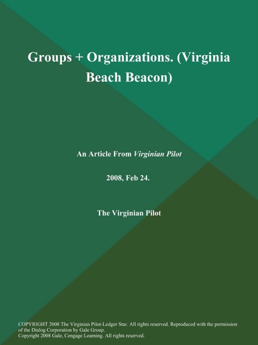 Groups + Organizations (Virginia Beach Beacon)