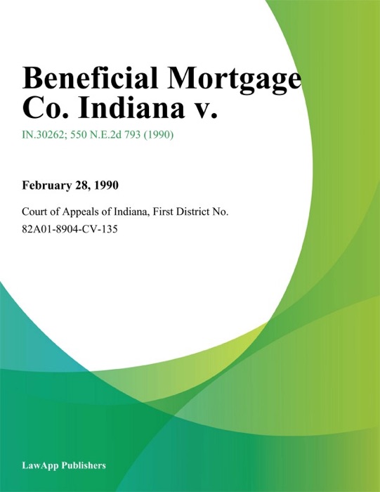 Beneficial Mortgage Co. Indiana v.