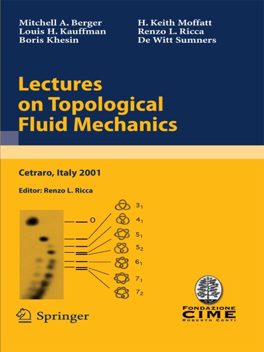 Lectures on Topological Fluid Mechanics