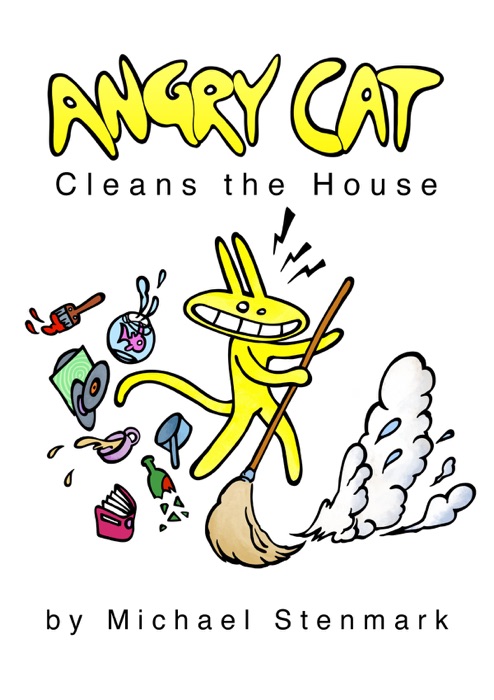 Angry Cat Cleans the House