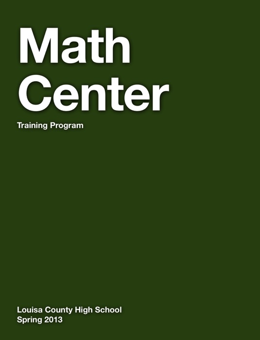 Louisa County High School Math Center