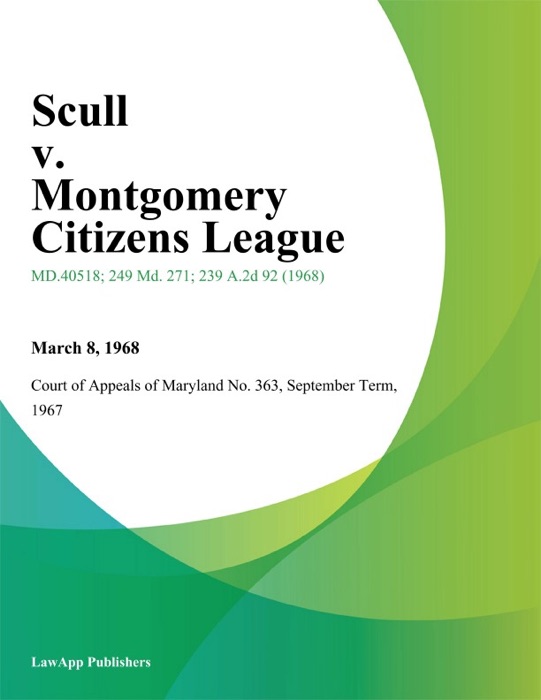 Scull v. Montgomery Citizens League