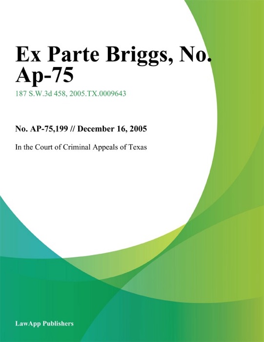 Ex Parte Briggs