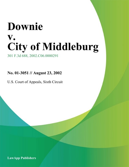 Downie v. City of Middleburg