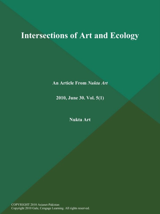 Intersections of Art and Ecology