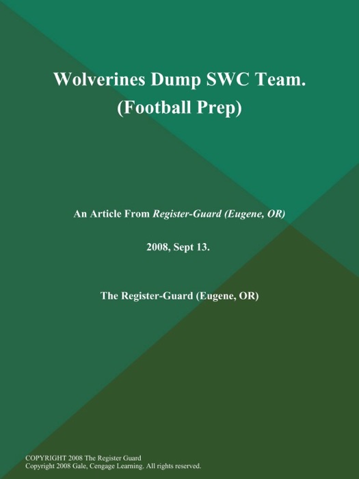 Wolverines Dump SWC Team (Football Prep)